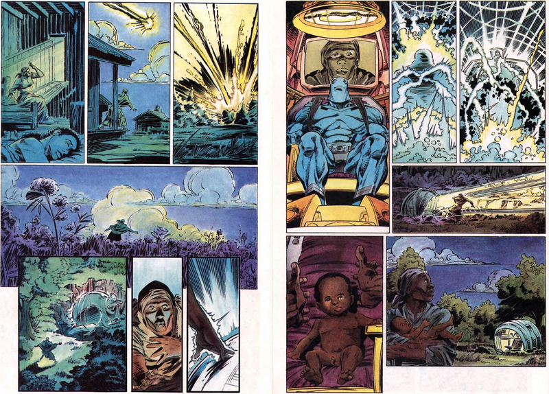Illustration for article titled The Superman Crossover That Perfectly Explained White Privilege Decades Ago